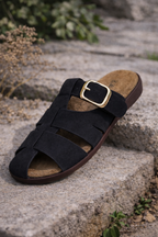 Mules plats Cages