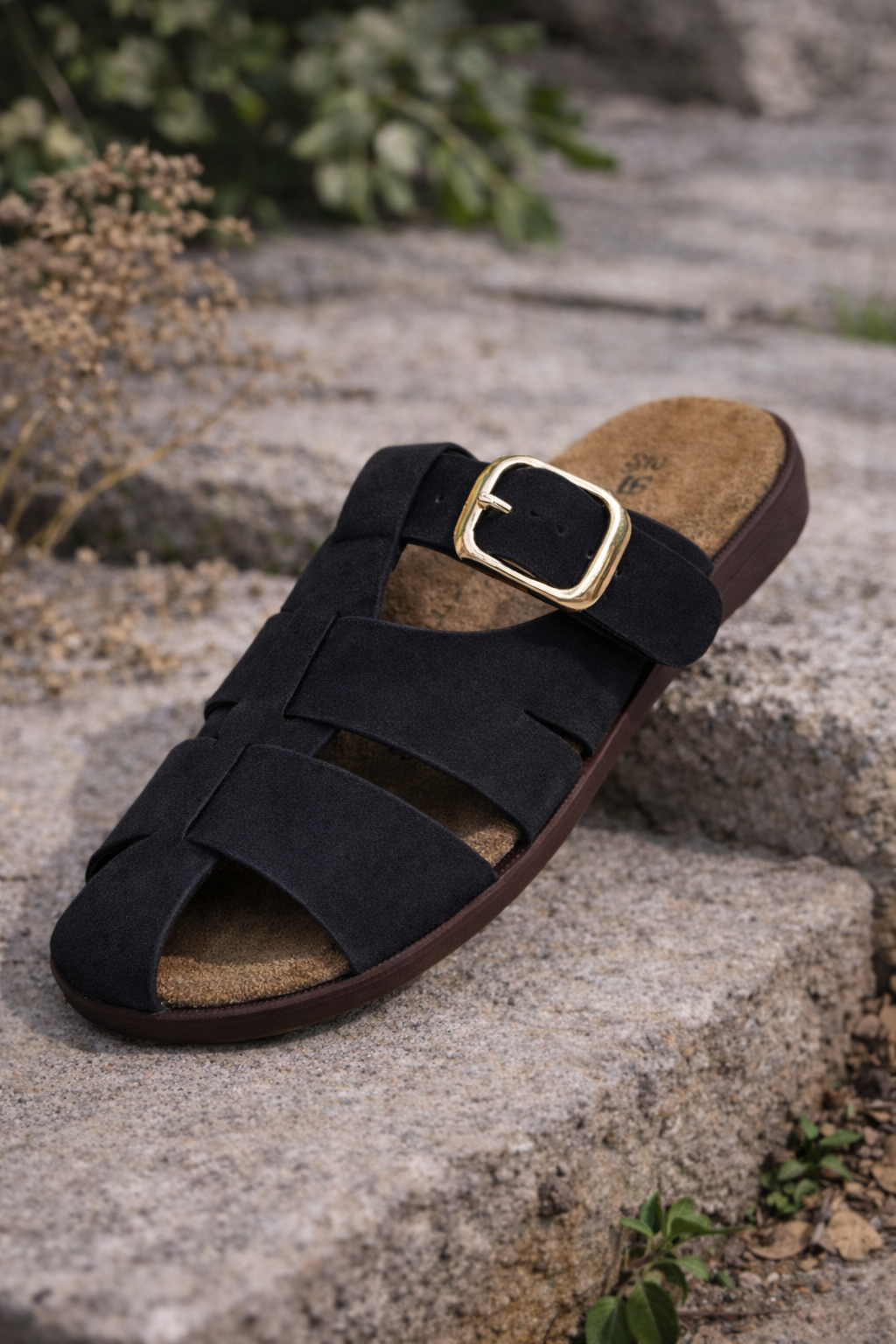 Mules plats Cages
