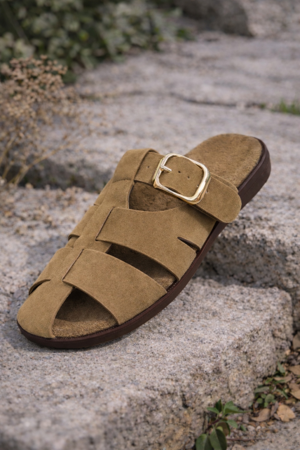 Mules plats Cages