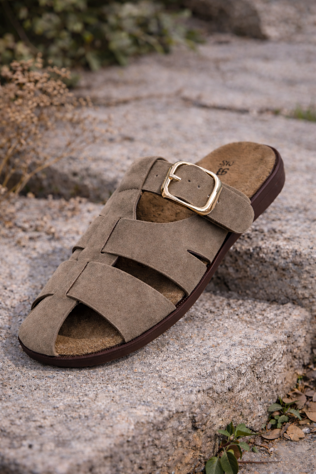 Mules plats Cages